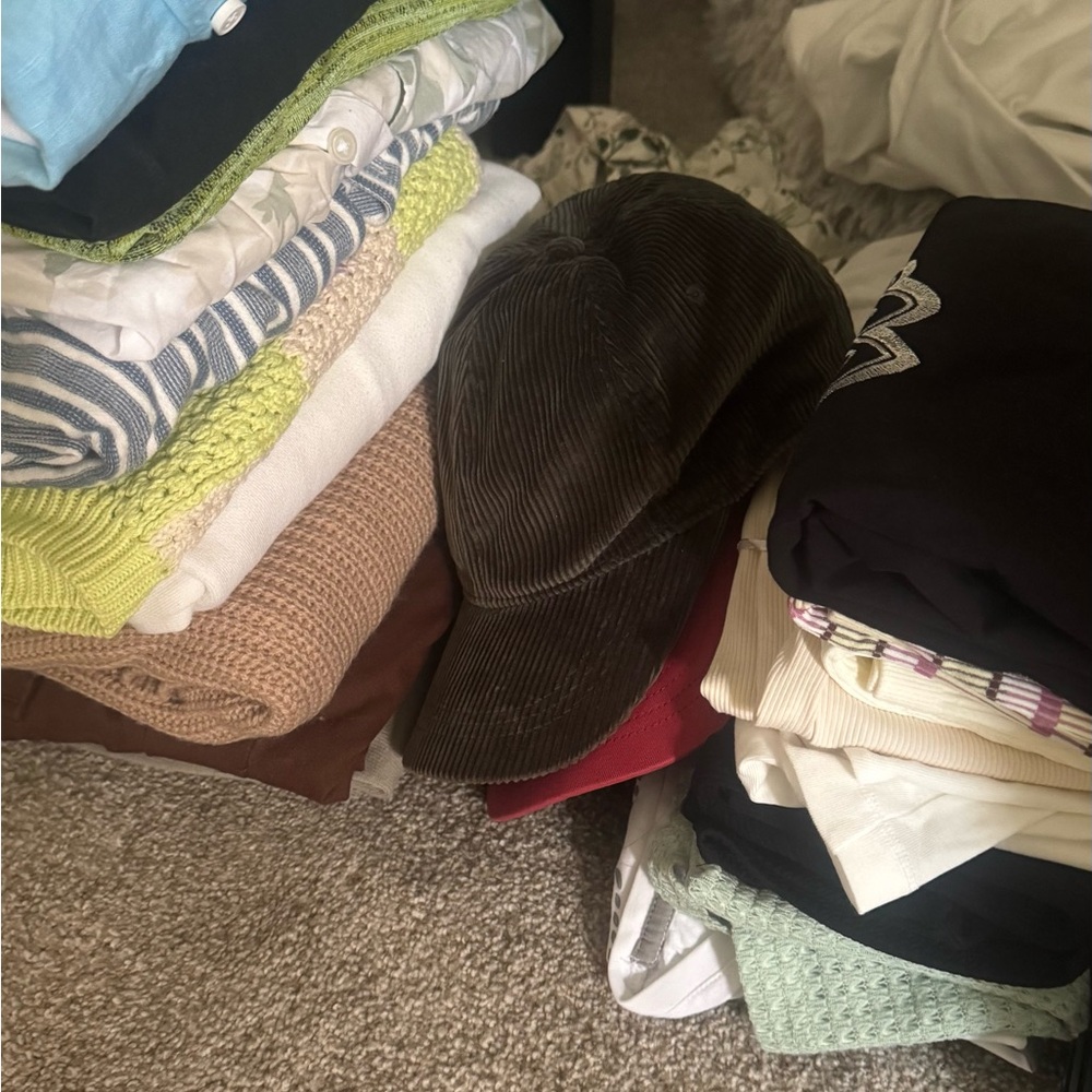 Brown Corduroy Cap